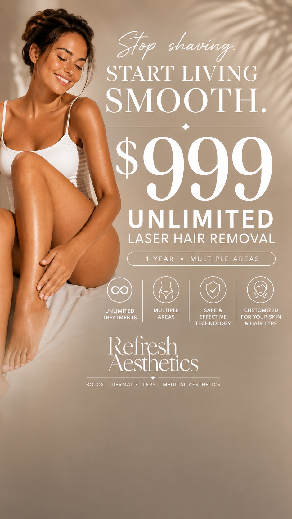 Refresh Aesthetics Facebook ad
