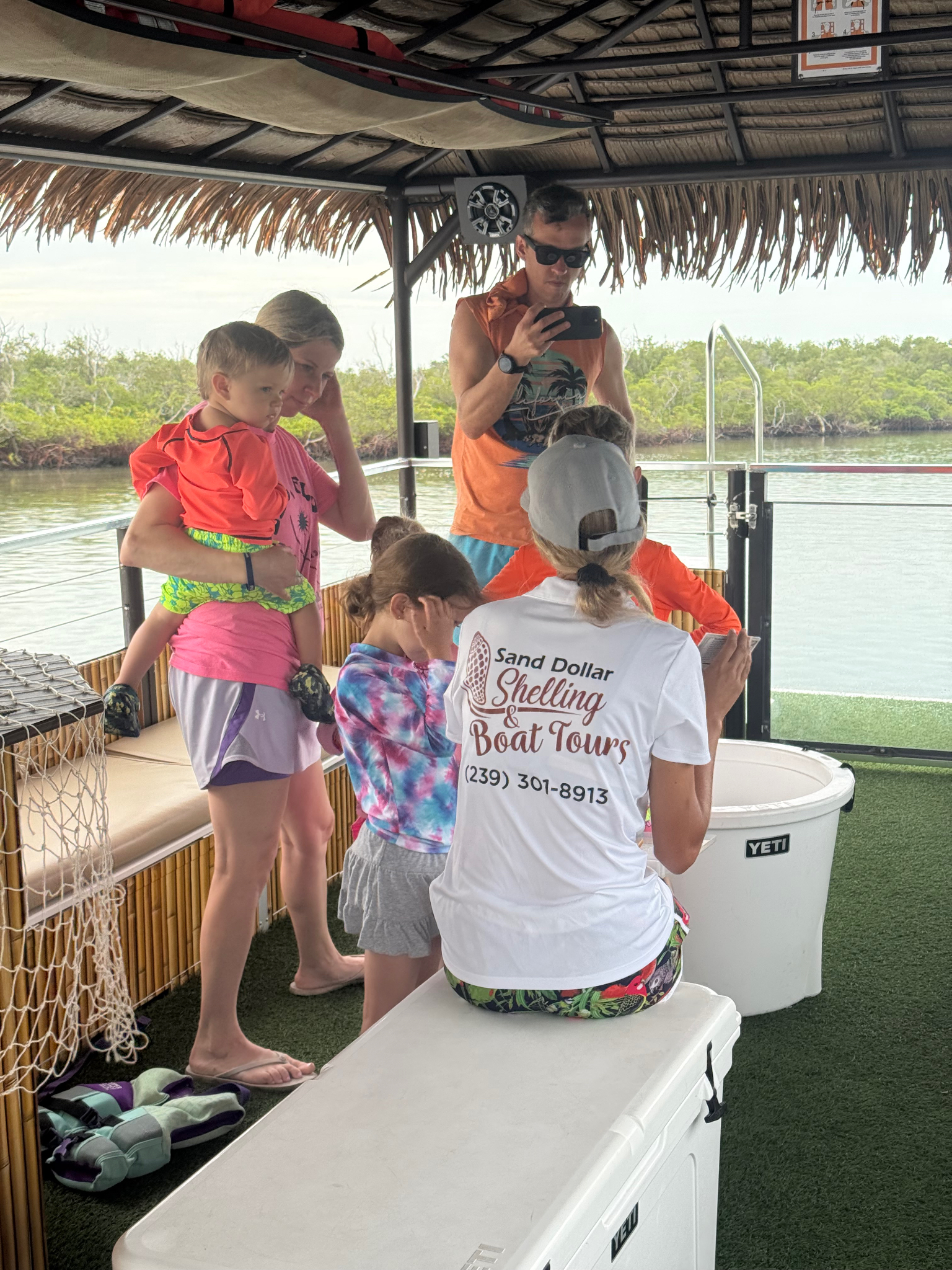 Sand Dollar Shelling, Boat and Tiki Tours Facebook ad: Most people walk right past this.