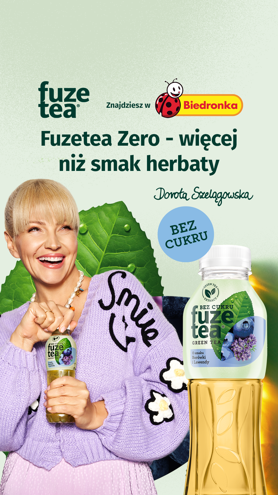 Fuze Tea Europe Facebook ad