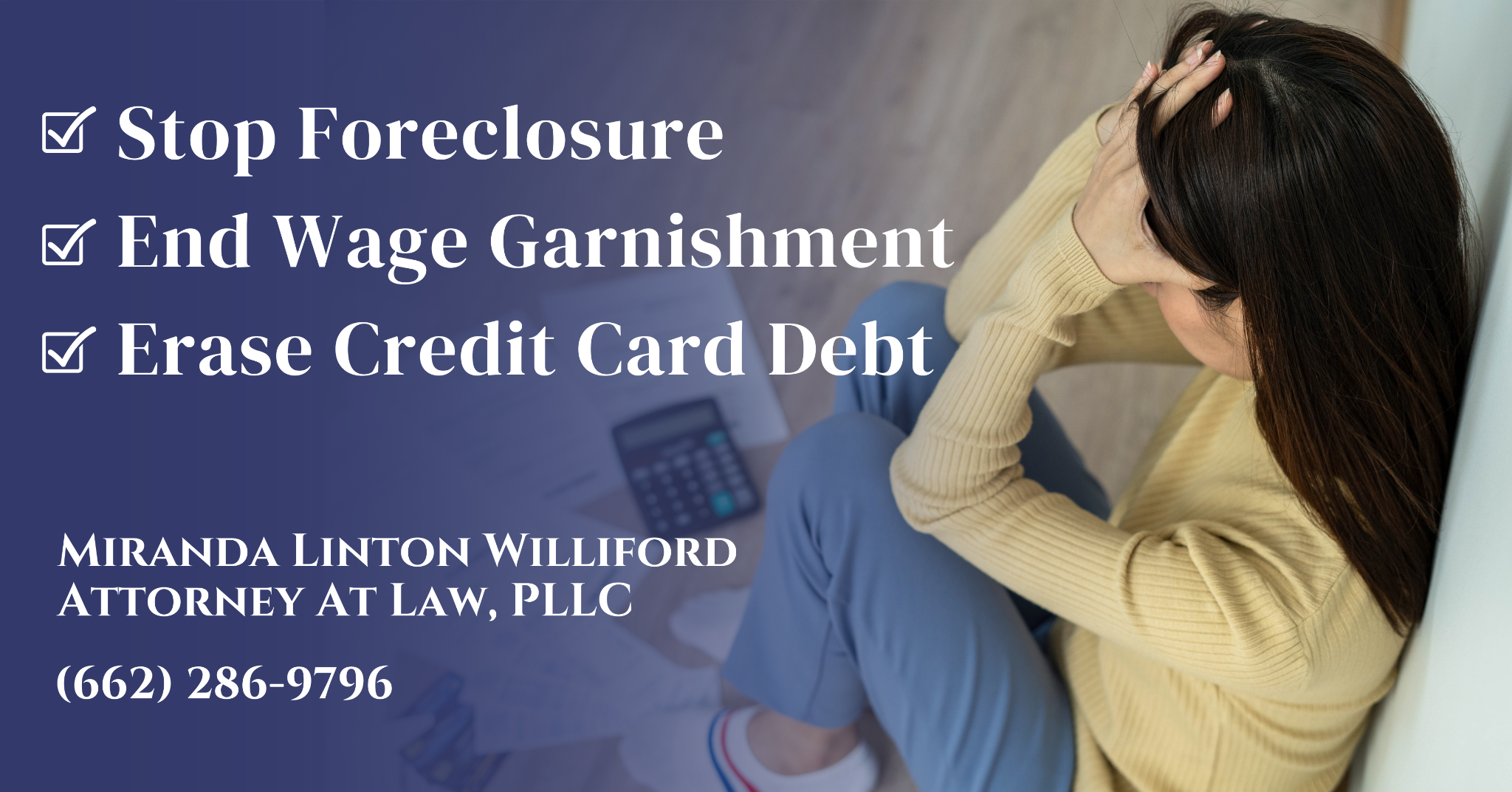 Miranda Linton Williford Attorney At Law, PLLC Facebook ad: At Miranda Linton Williford Attorney At Law, PLLC…