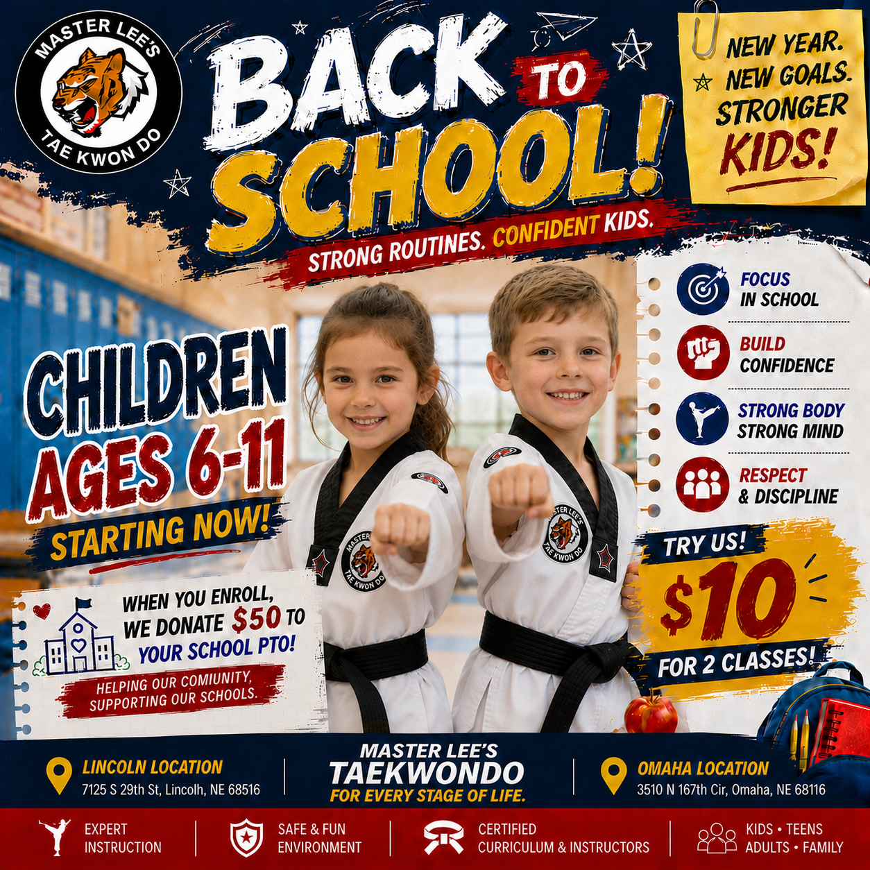 Master Lee's Taekwondo - Lincoln,NE Facebook ad: Master Lee's Taekwondo(Lincoln/Omaha) Martial Arts School