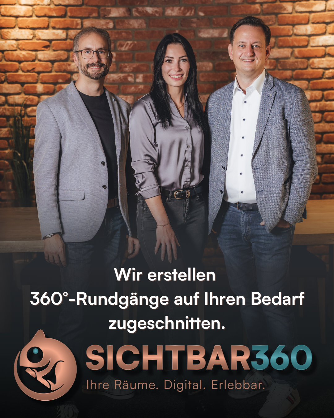 Sichtbar-360 Facebook ad: Virtuelle 360° Rundgänge für Unternehmen | SICHTBAR360