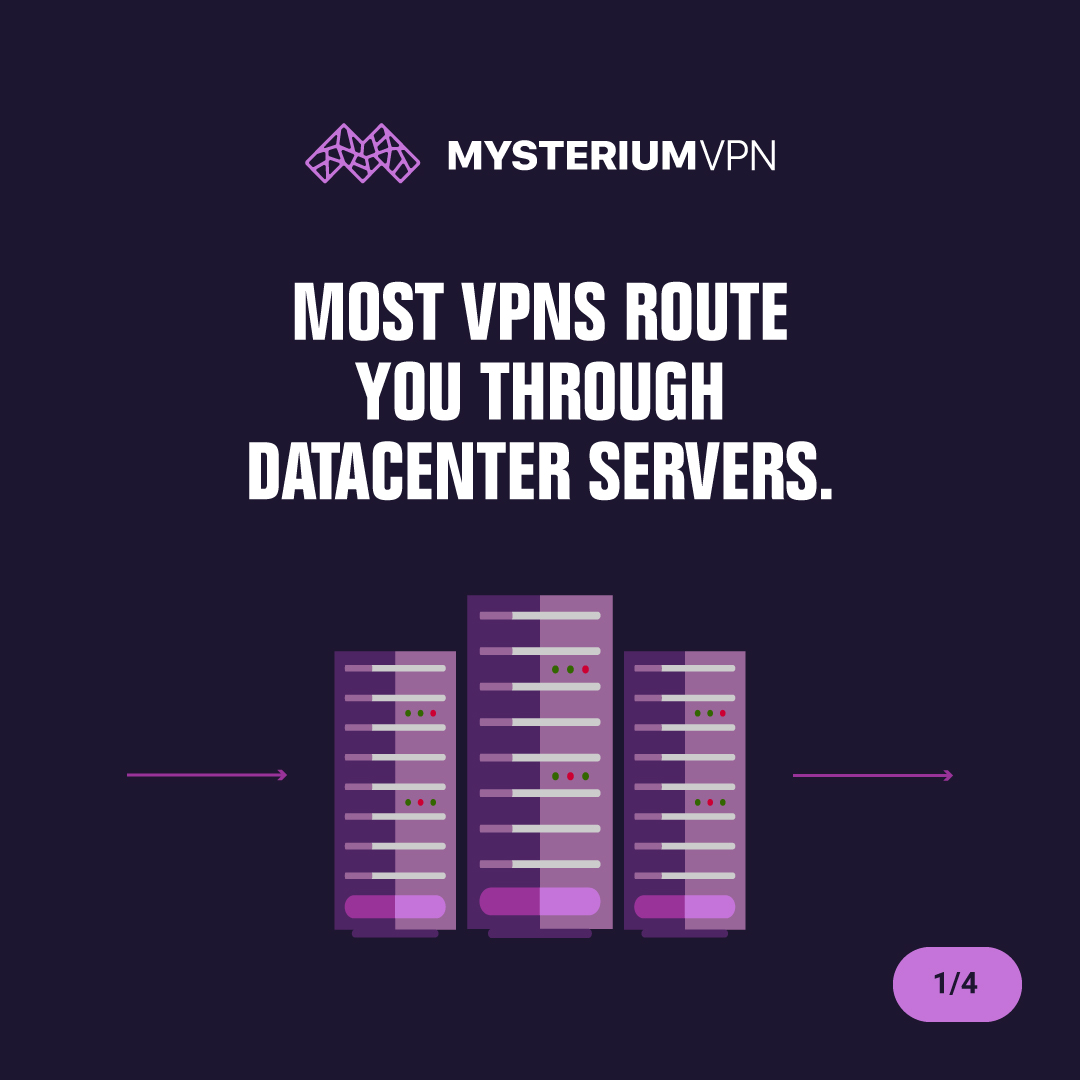 Mysterium VPN Facebook ad