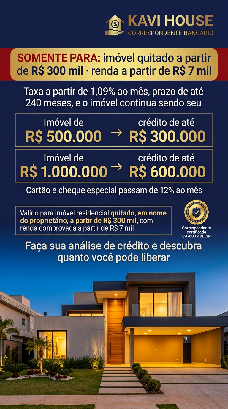 KAVI HOUSE Facebook ad: Solicitar analise