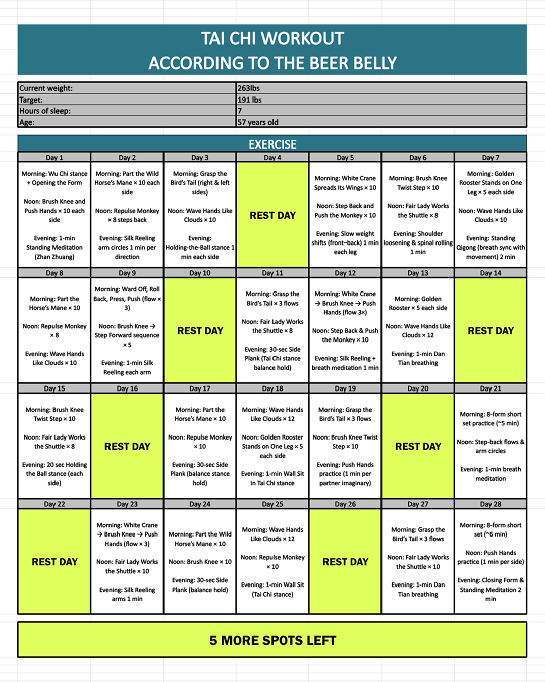 Tai Chi by Chao Facebook ad: Start This Month Strength Reset