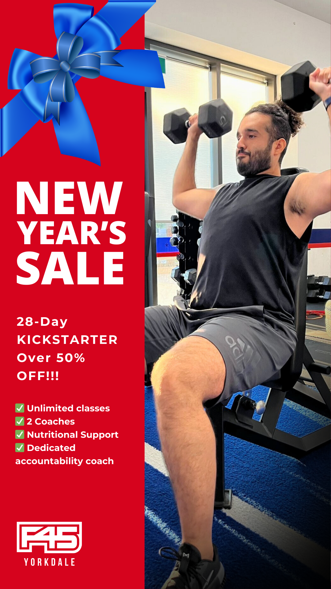 F45 Training Yorkdale Facebook ad