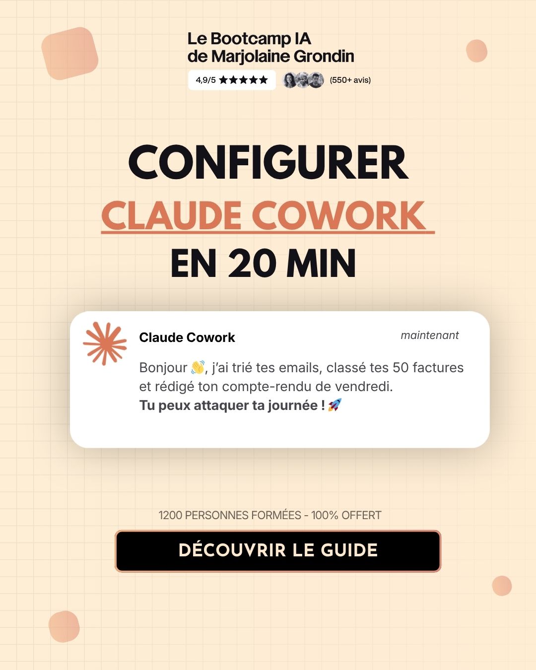 Marjolaine Grondin Facebook ad