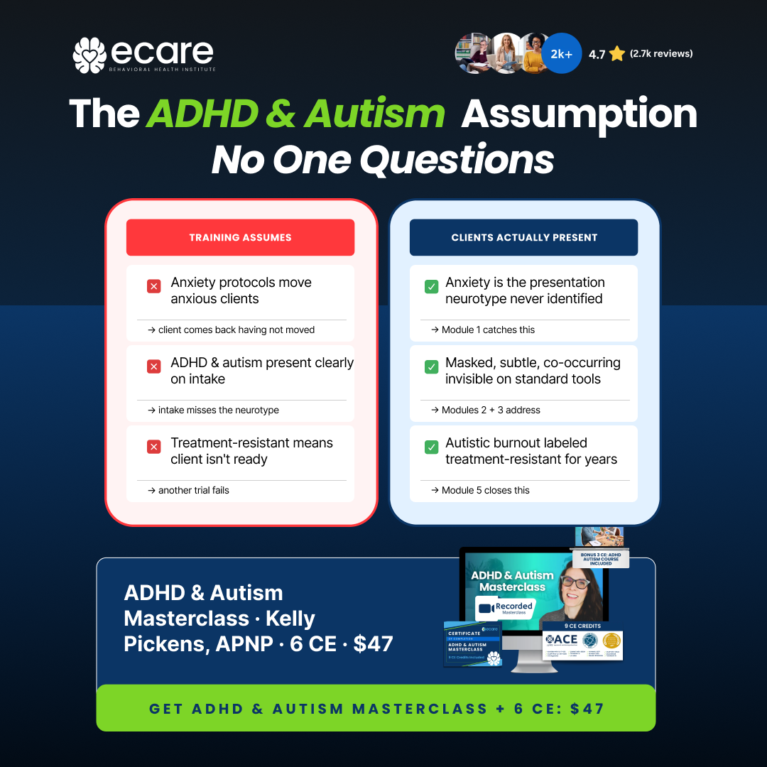 eCare Behavioral Health Institute Facebook ad