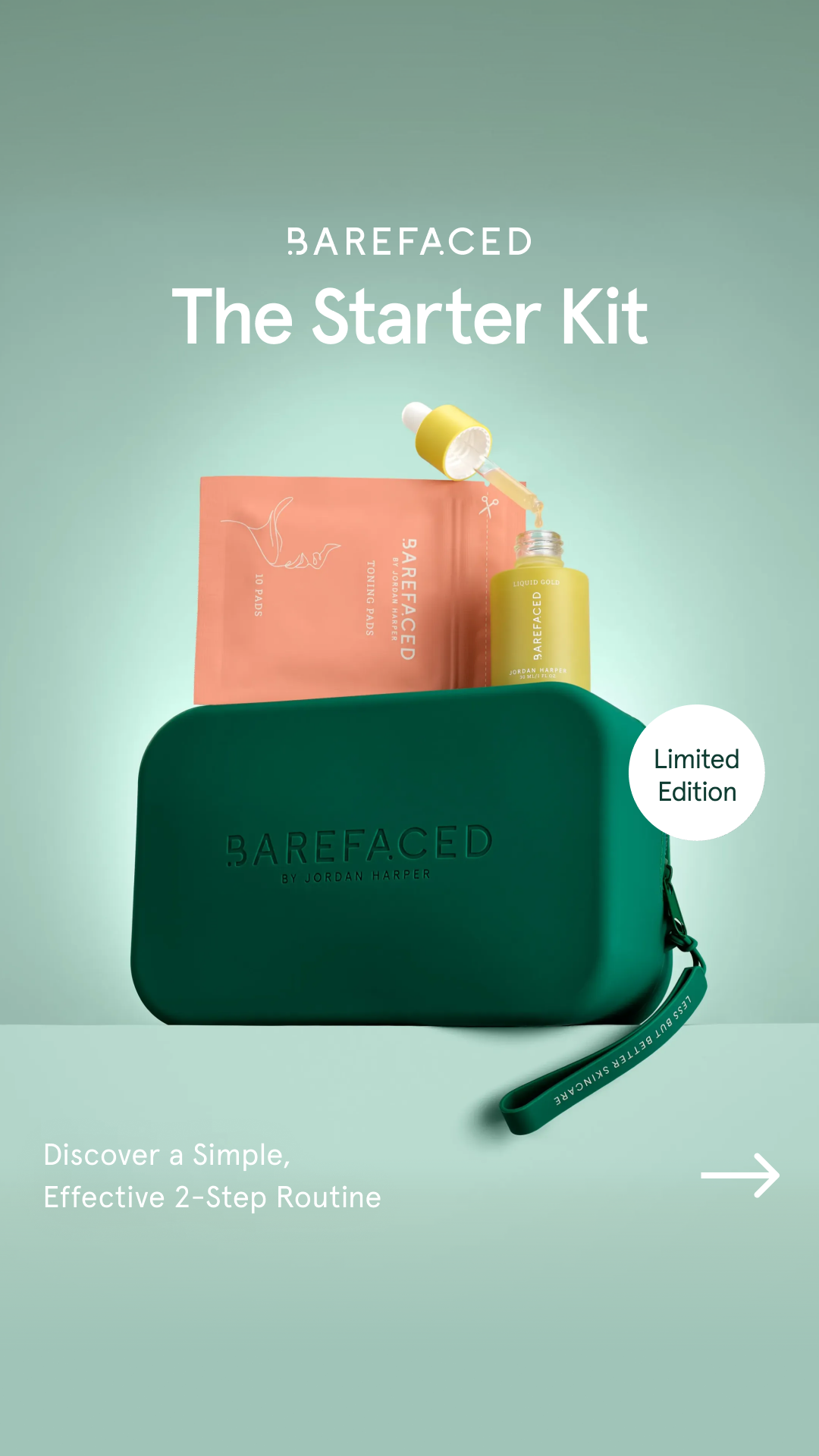 Barefaced Facebook ad