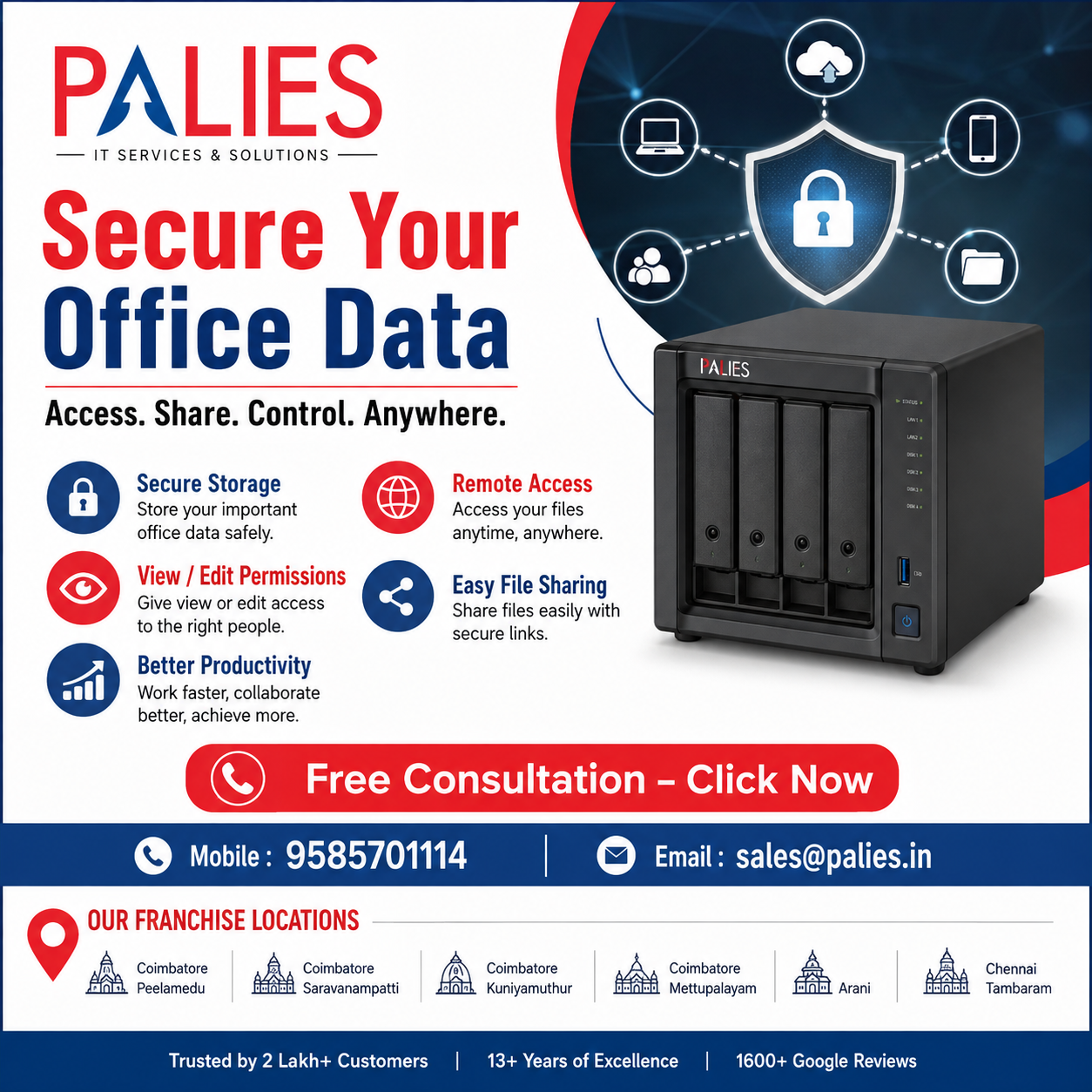 Palies IT Services Facebook ad