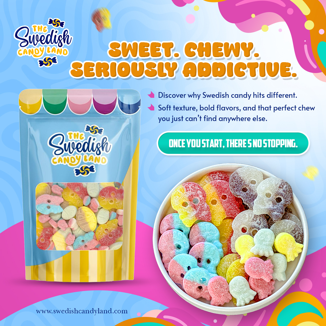 Swedish Candy Land Facebook ad