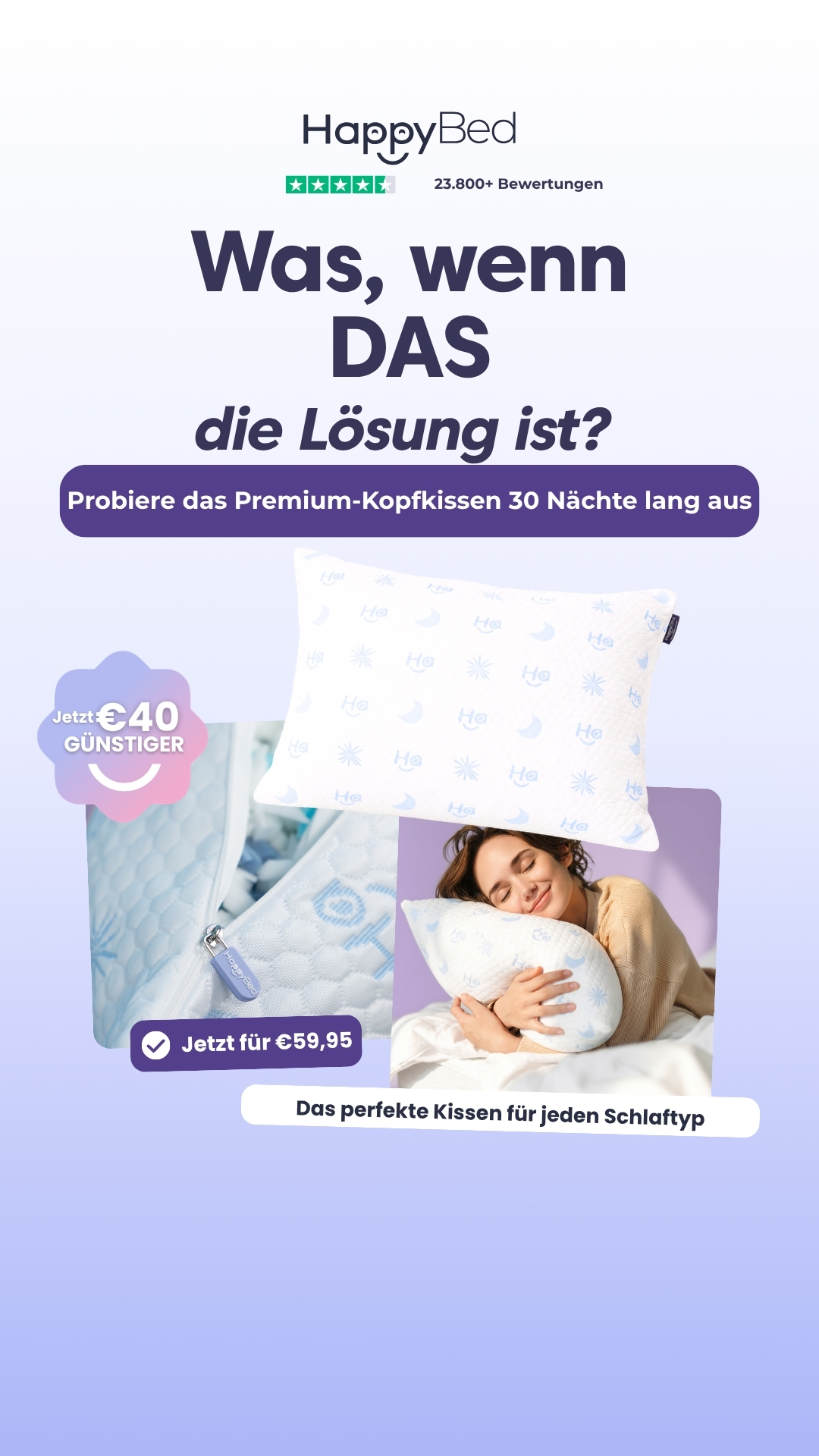 Thehappybed.de Facebook ad
