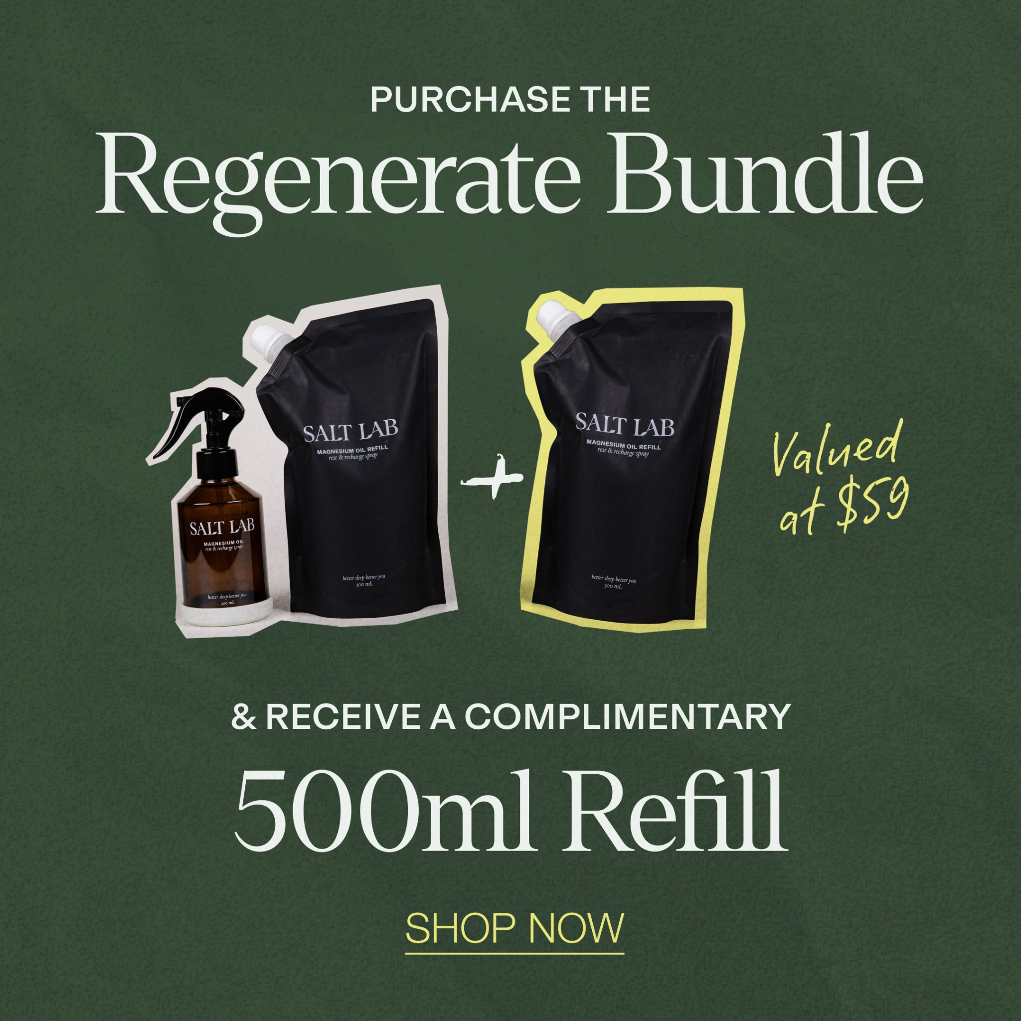 Salt Lab Facebook ad