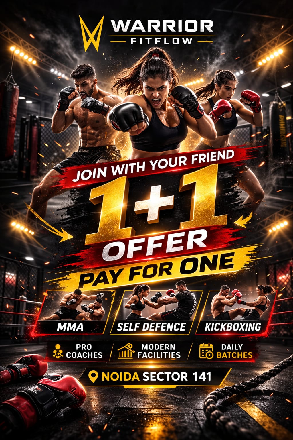 Warrior Fitflow Facebook ad: Start with Free Trial at Warrior Fitflow in…