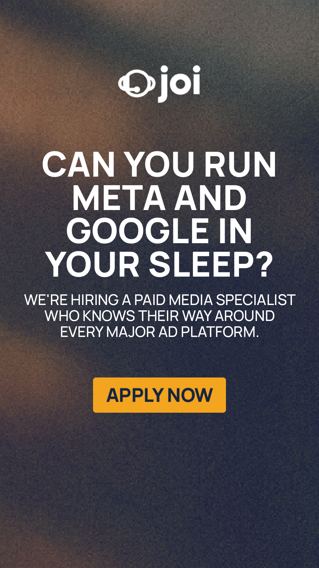 JOI Facebook ad from Aug 13, 2026
