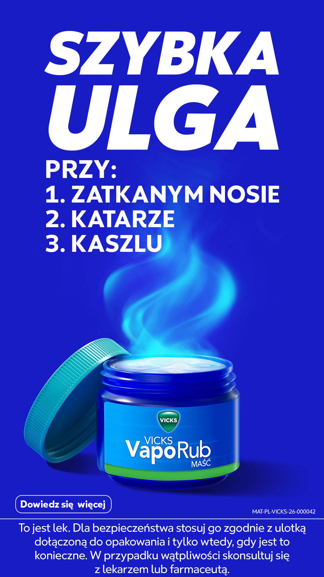 Procter and Gamble Health CE Facebook ad: Vicks VapoRub
