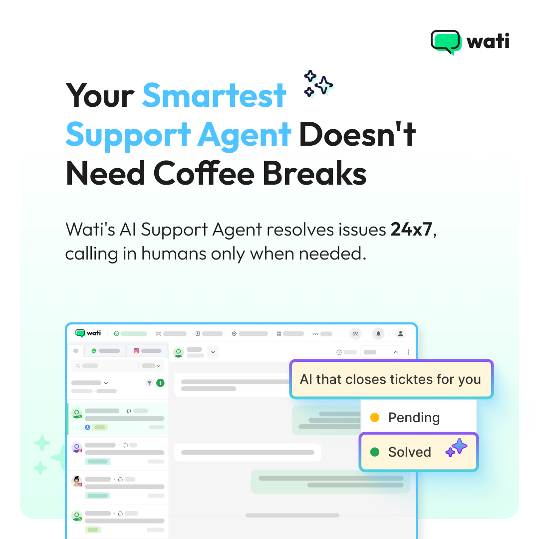WATI - WhatsApp Team Inbox Facebook ad