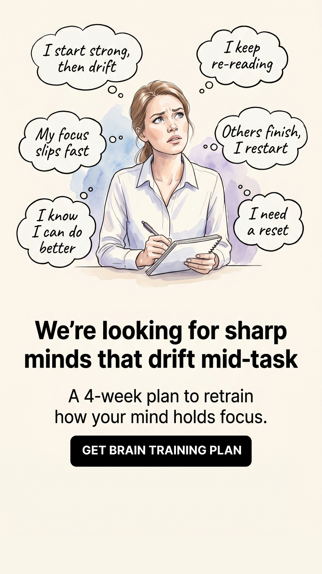Impulse: Brain Training & Self-Discovery Facebook ad