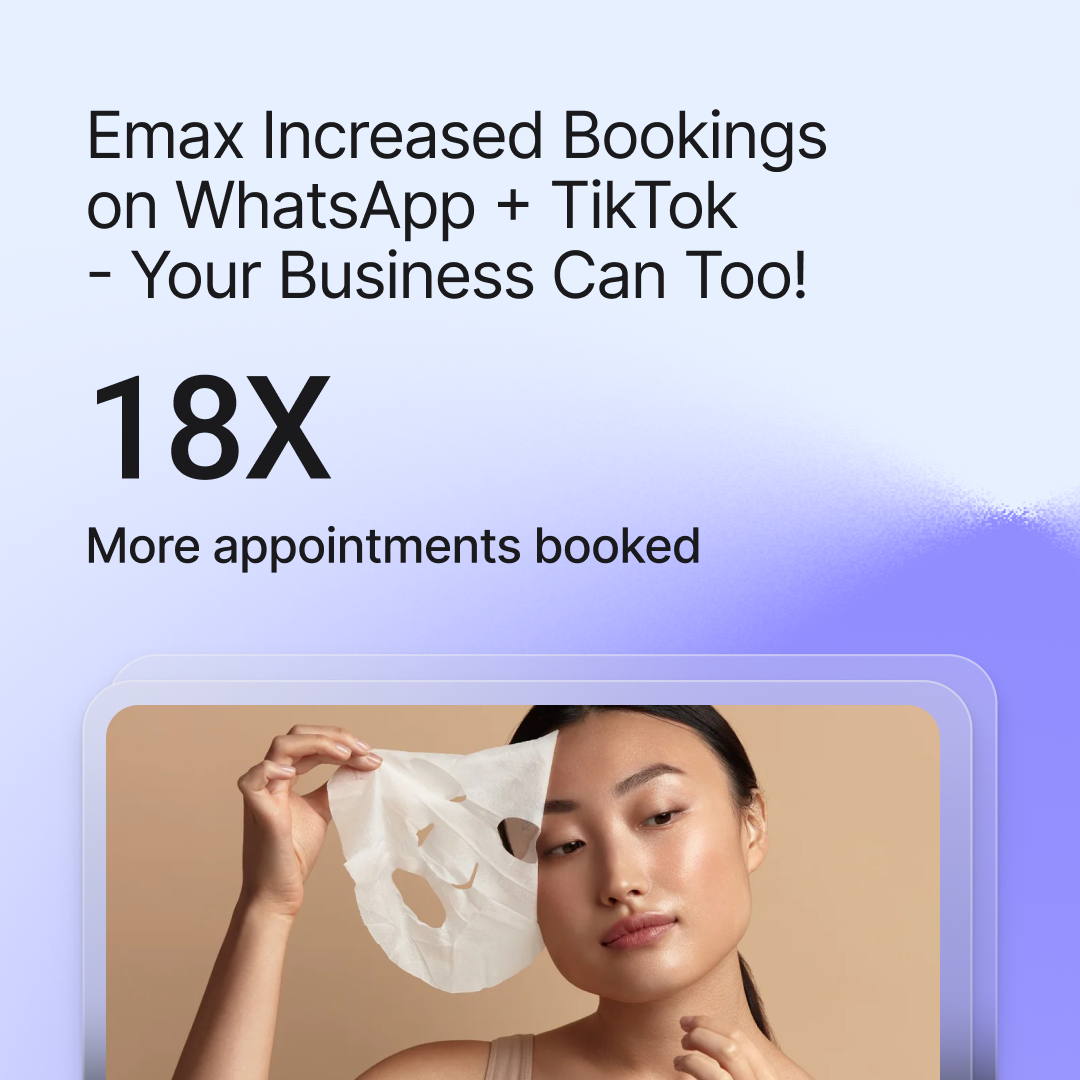 respond.io Facebook ad: Get more bookings with automation