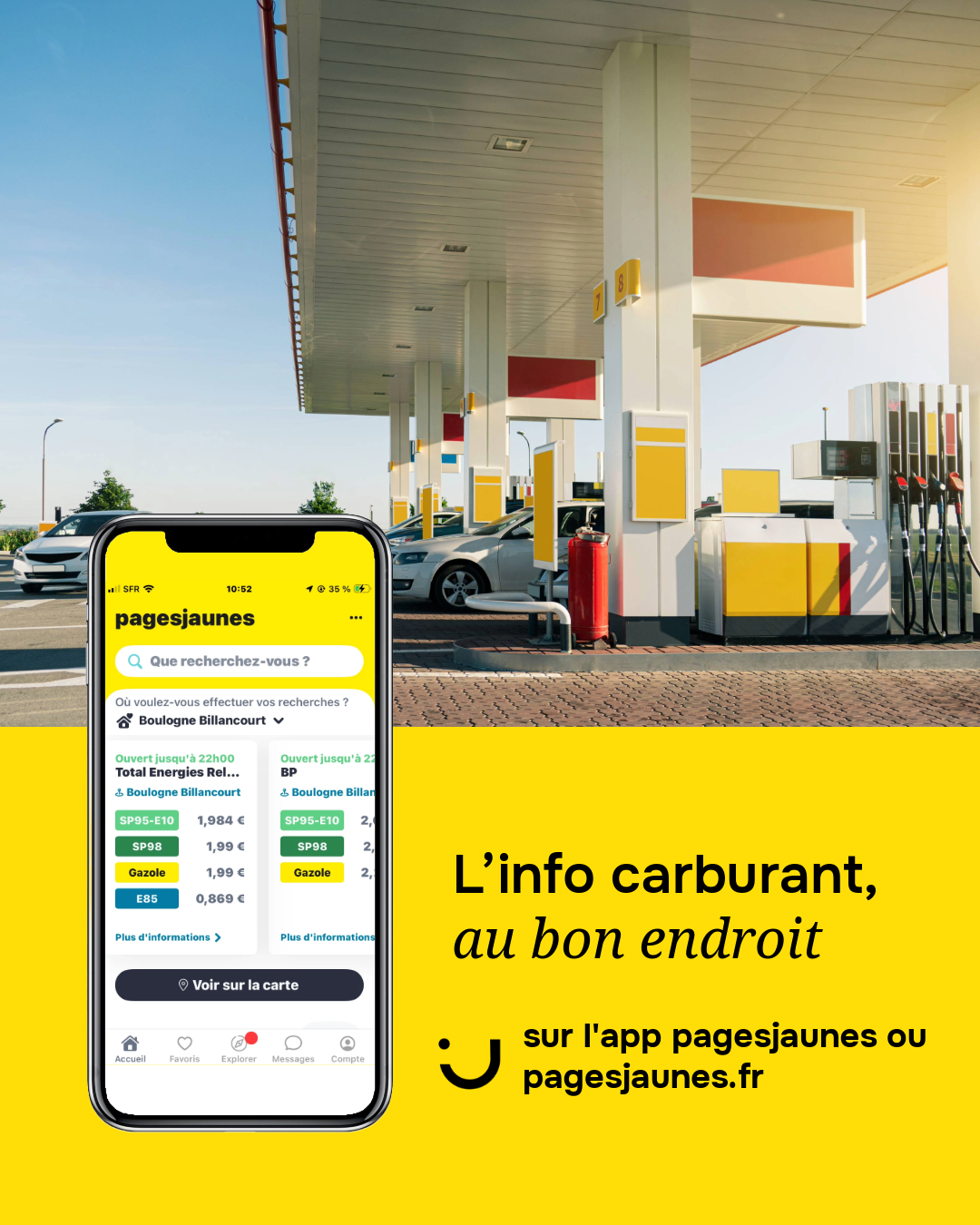 PagesJaunes Facebook ad