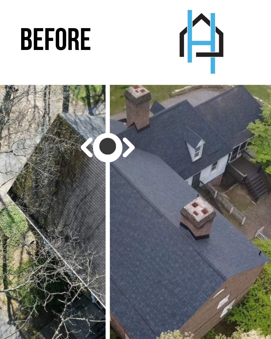 Home Genius Exteriors Facebook ad