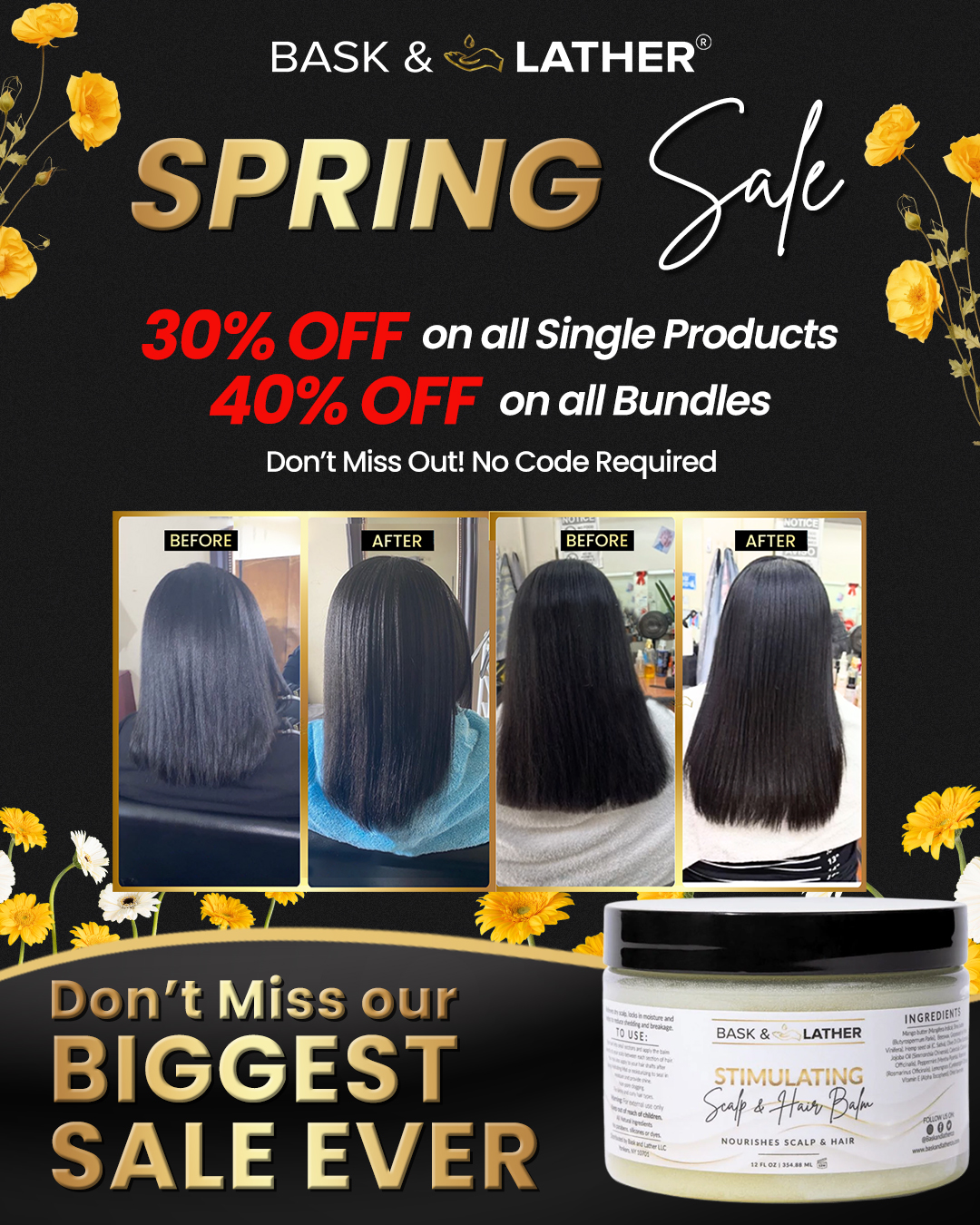 Bask & Lather Co Facebook ad