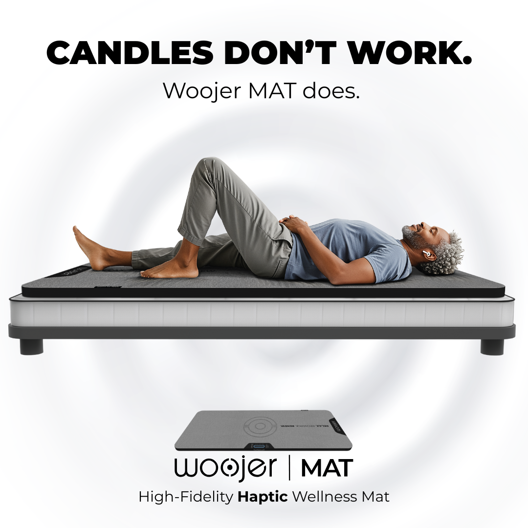 Woojer Facebook ad from Feb 4, 2026
