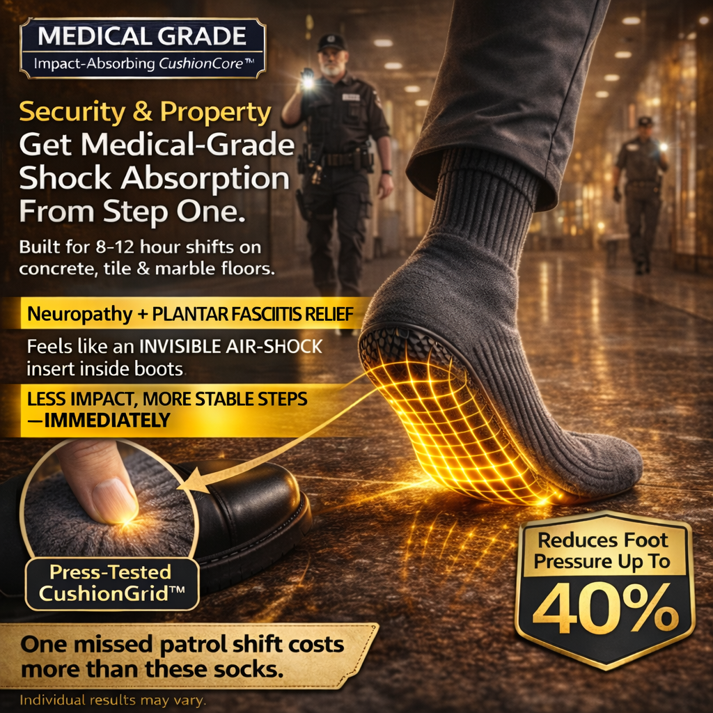 Kya Lively M.D. Facebook ad: Medical-Grade Shock Absorbing Socks for Hard Floors, Long…