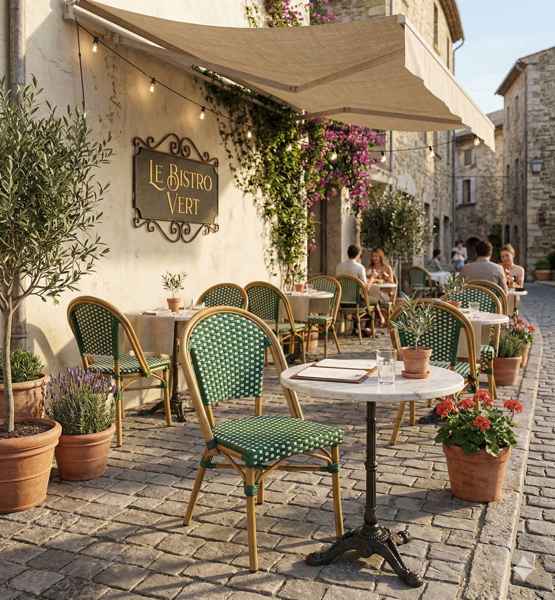 Chair up Facebook ad: Attention Restaurateurs: Give your guests an outdoor dining…