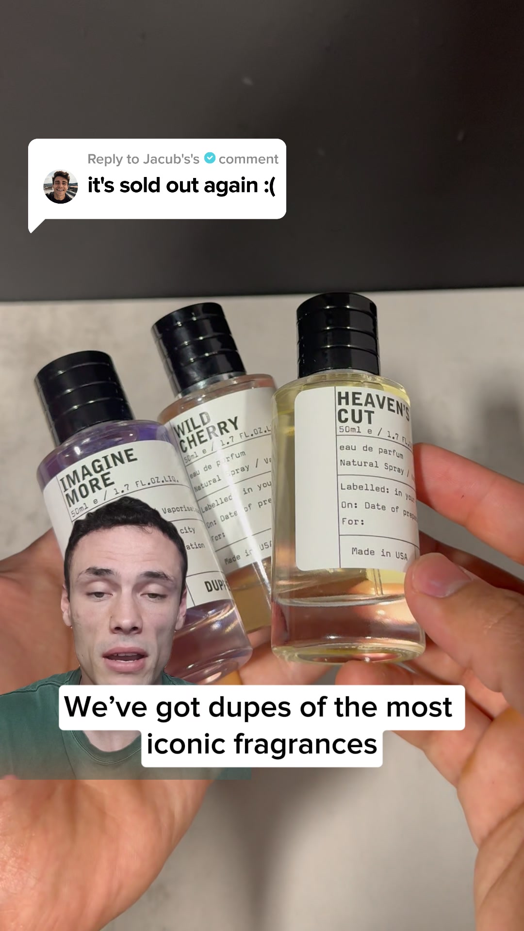 Duppe Scents Facebook ad from Jan 11, 2025