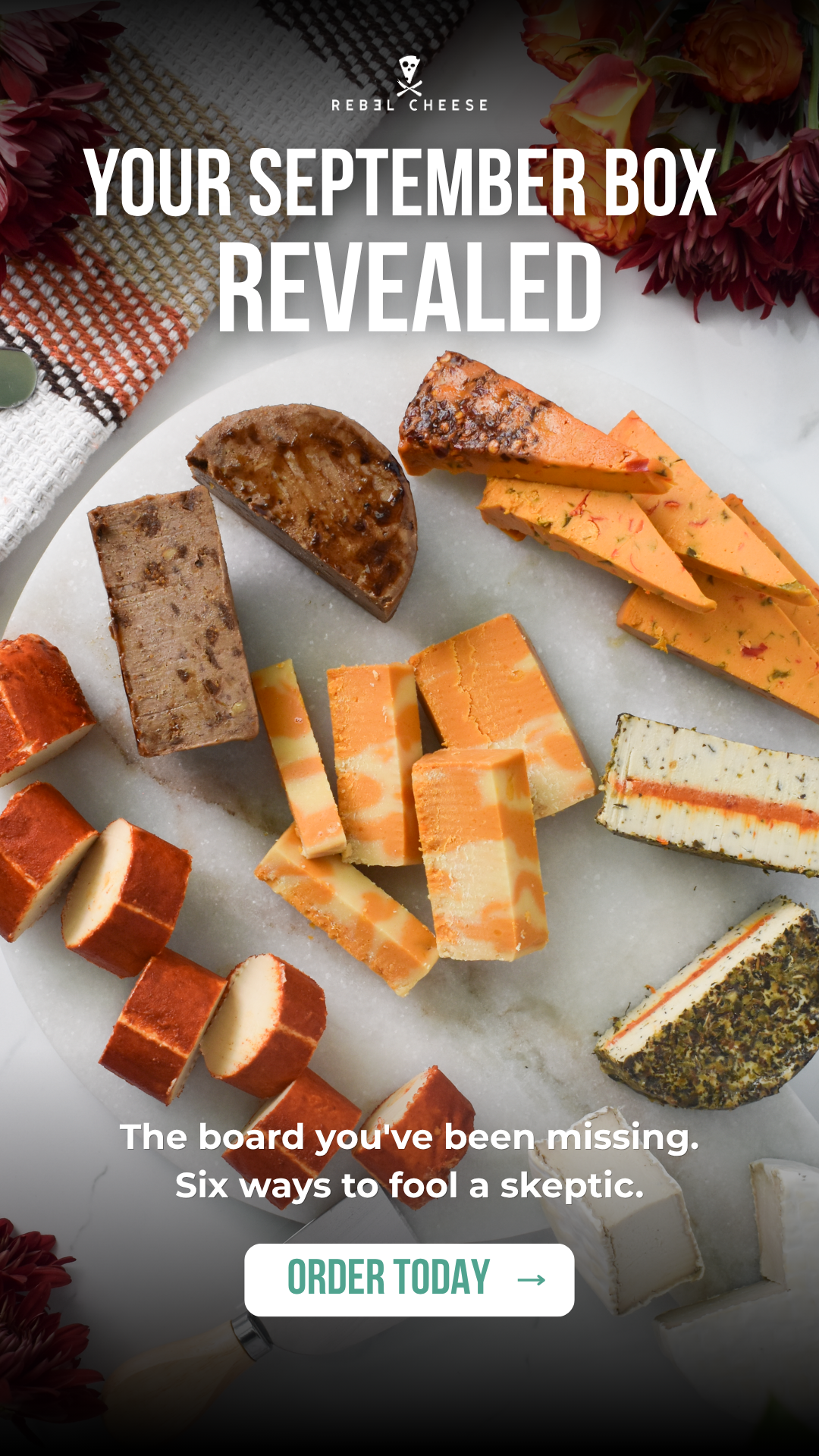 Rebel Cheese Facebook ad