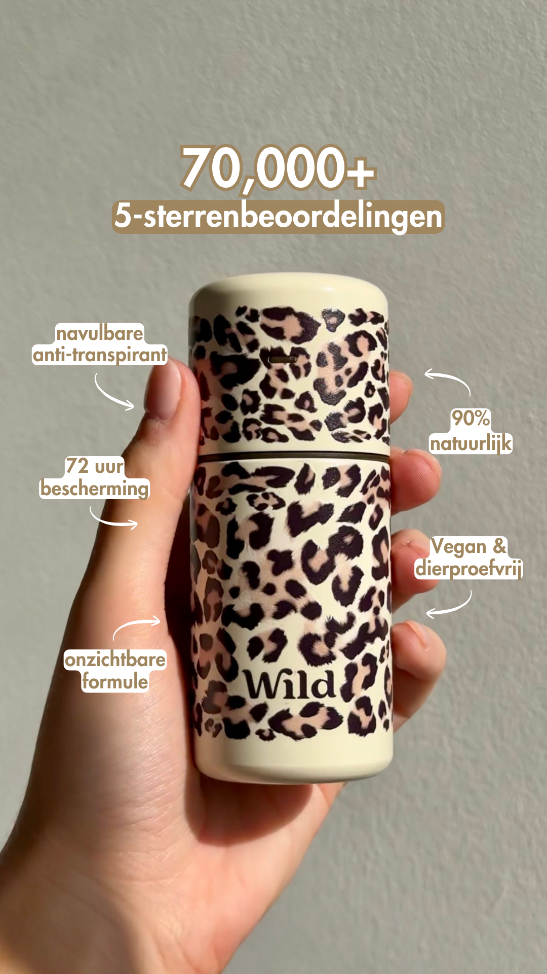 Wild Facebook ad: Natuurlijk verleidelijk, moeiteloos verfrissend