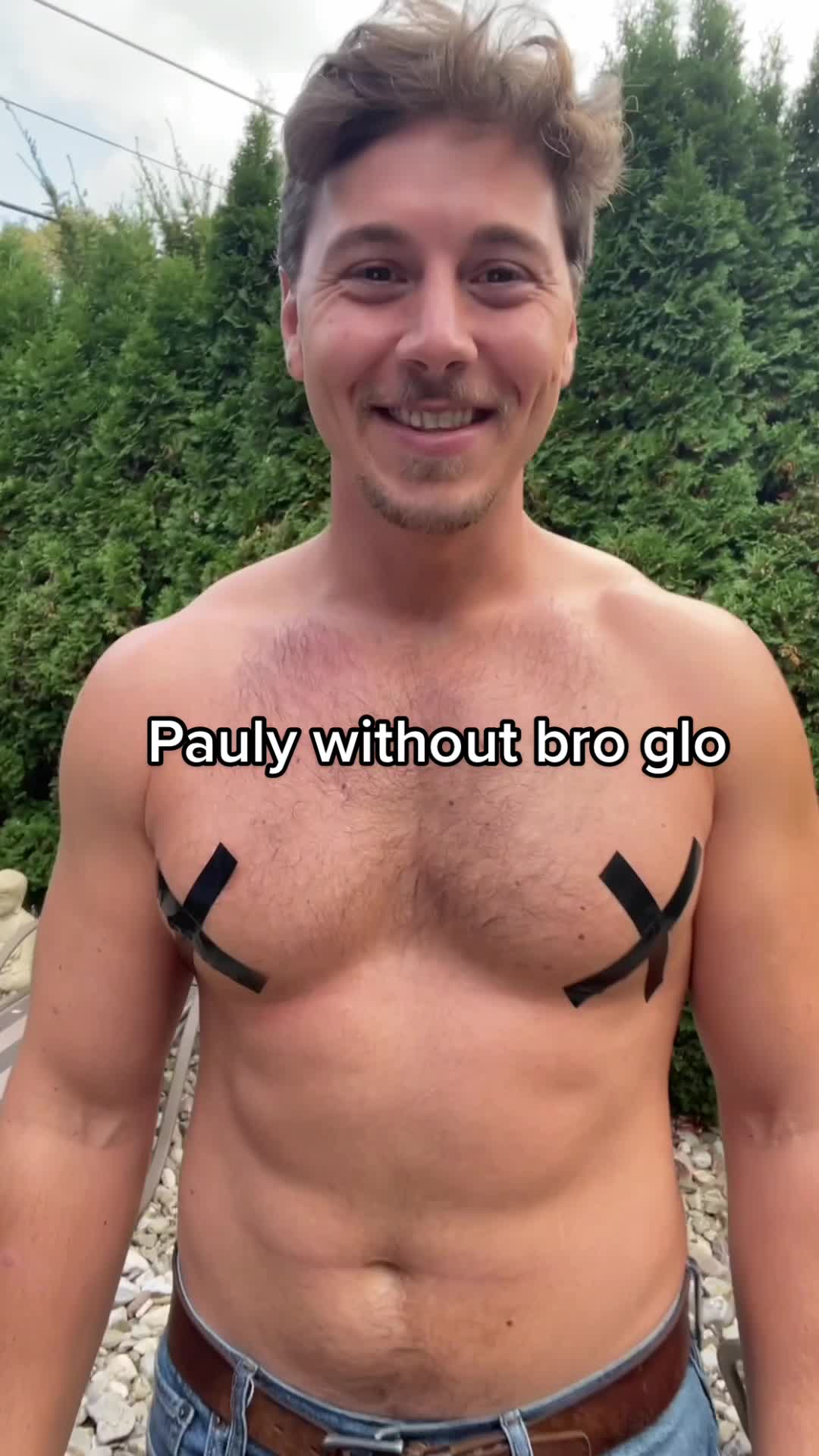 Bro Glo Facebook ad: Be A Man With A Natural Looking Tan