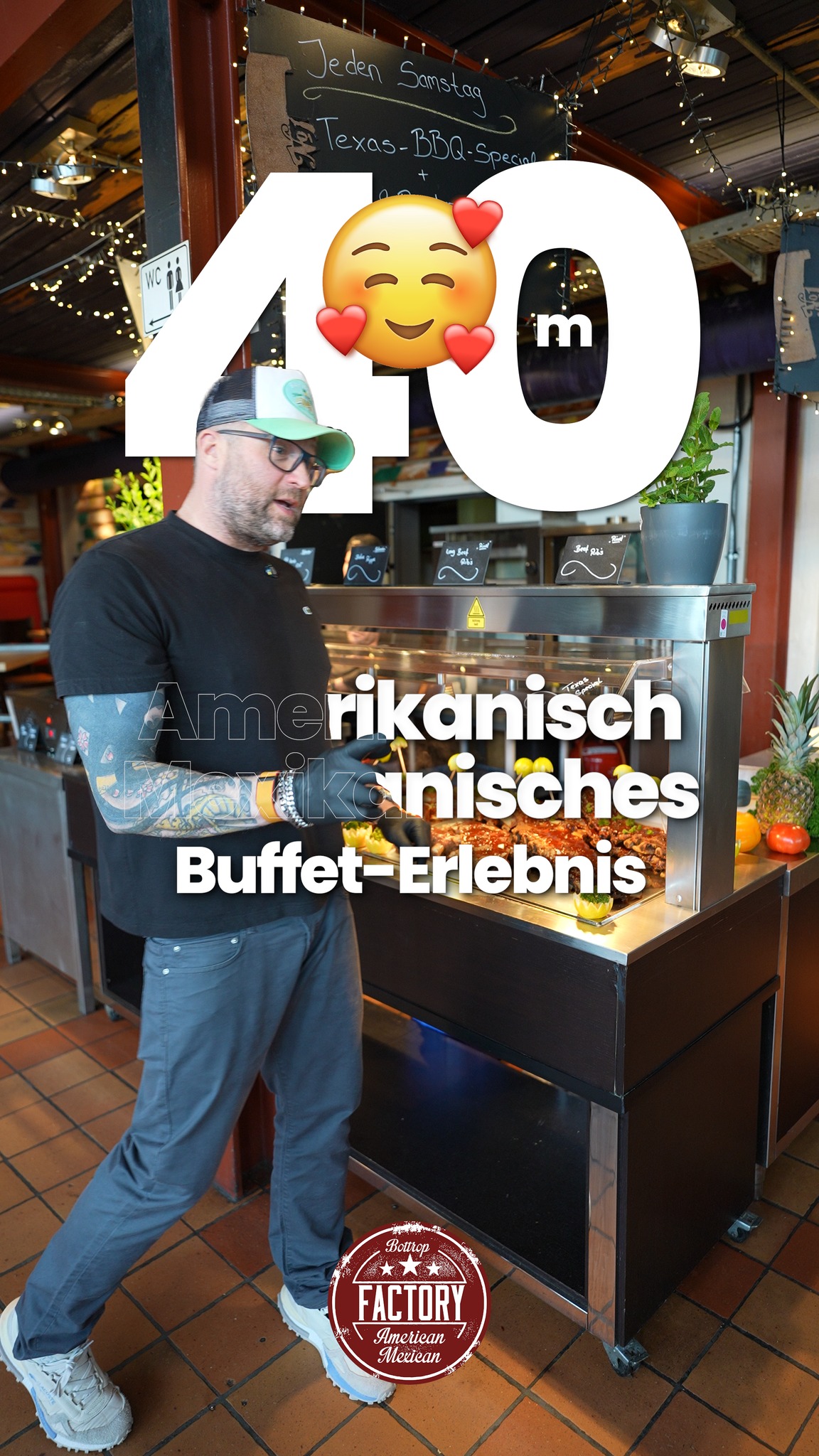Factory Bottrop Facebook ad: Samstag: Texas-BBQ-Special mit Ribs & Rinder-Steak-Special