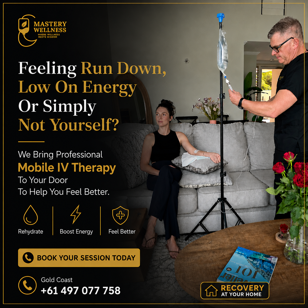 IV Mastery & Coaching Facebook ad