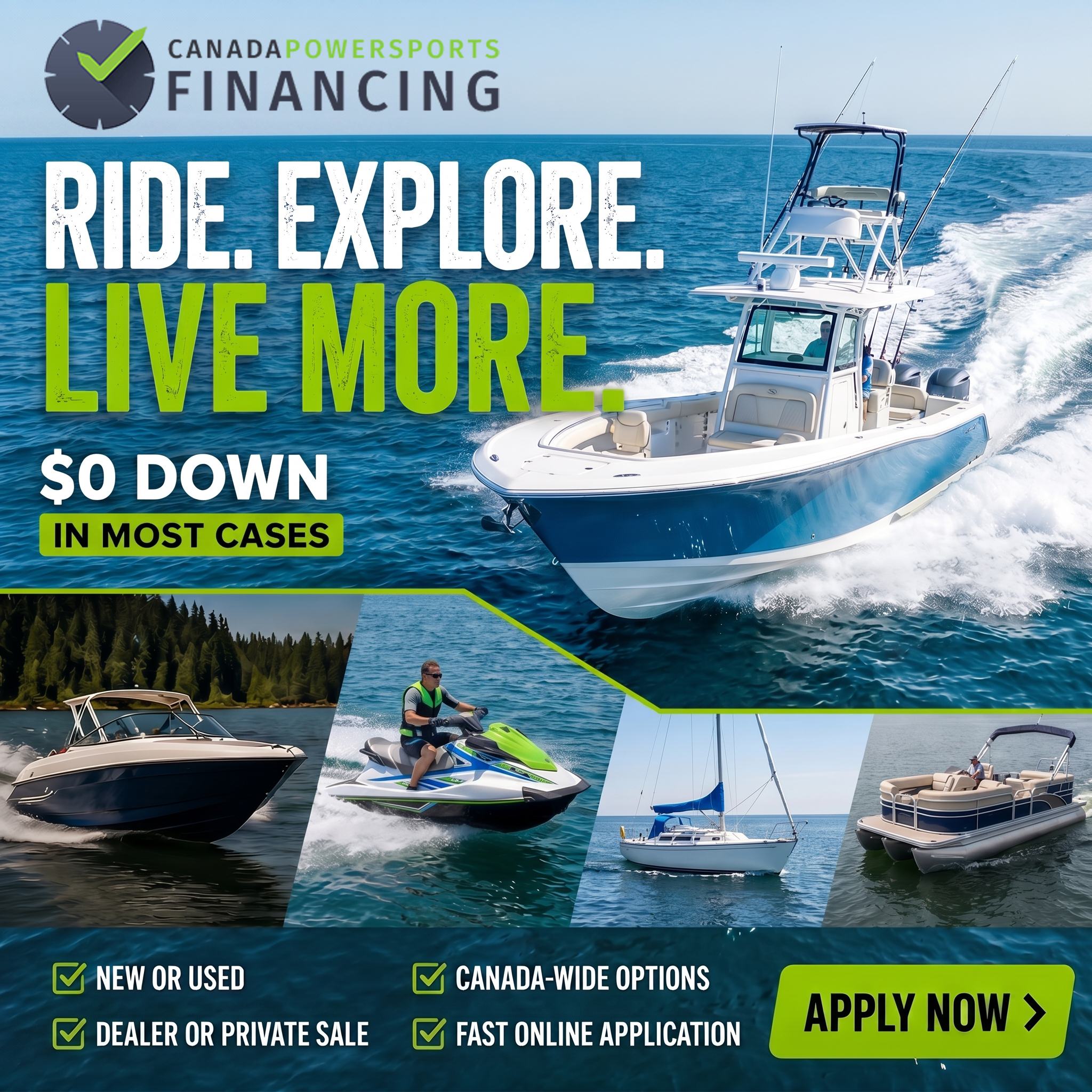 Canada Powersports Financing Facebook ad