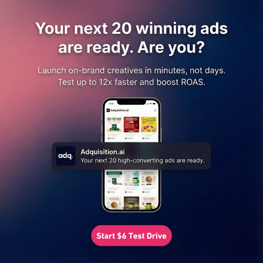 Adquisition.ai Facebook ad