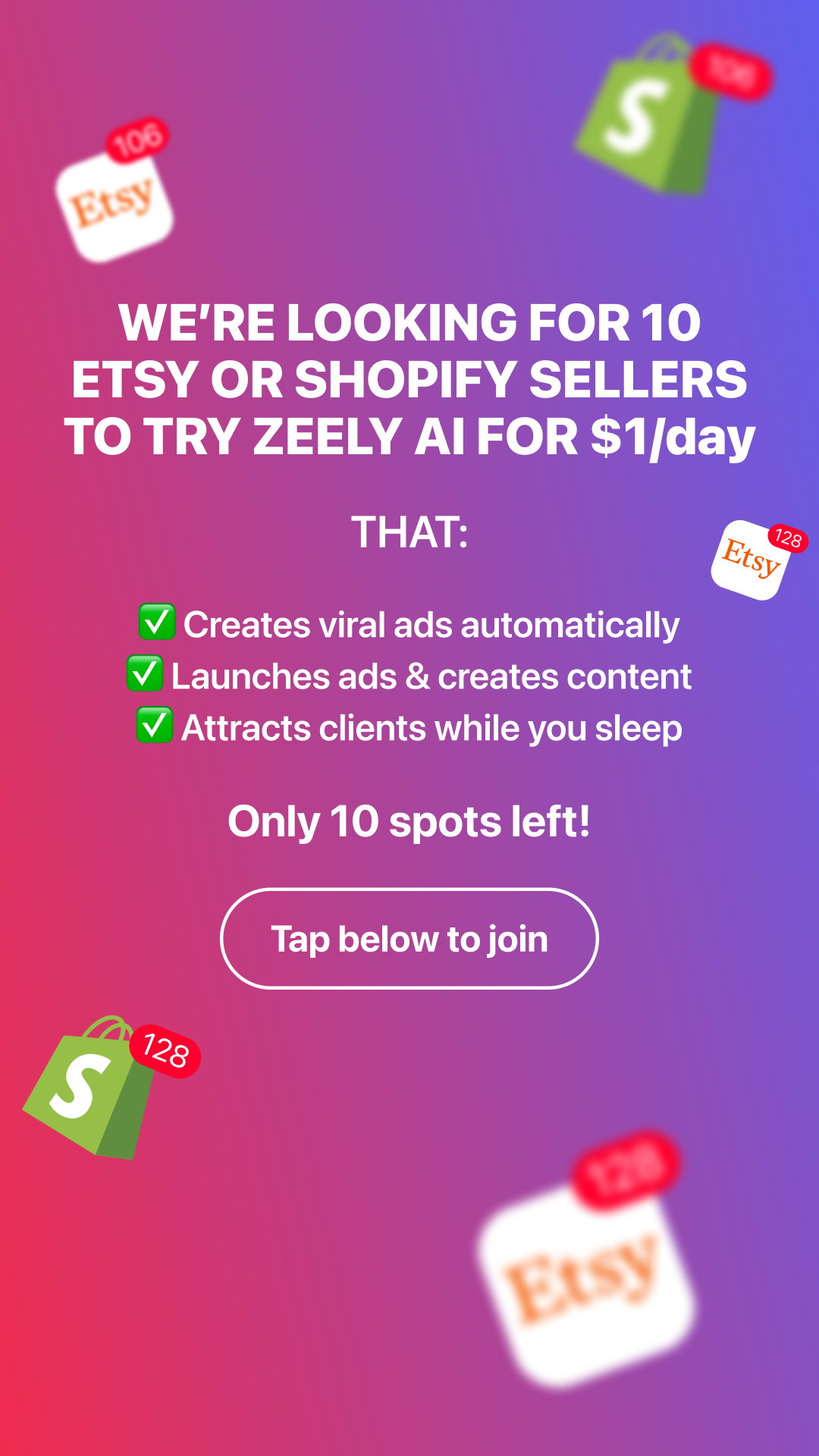 Zeely Facebook ad