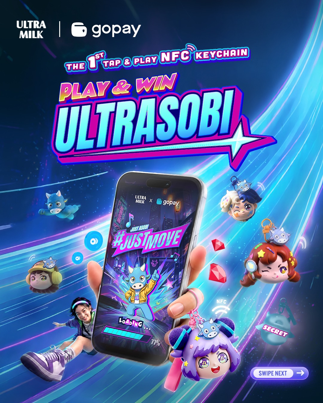 UltraMYM Facebook ad: Ultra Milk x YOASOBI collaboration is going to…