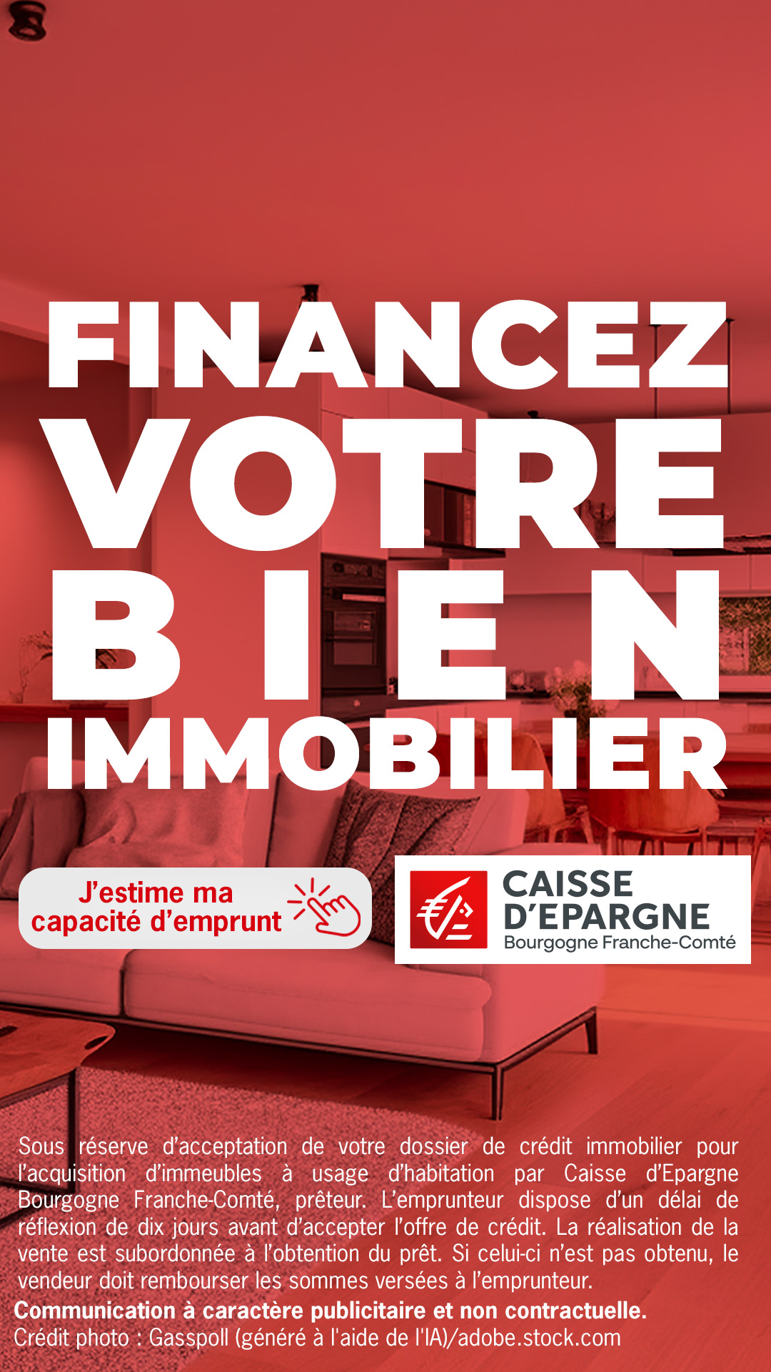 Caisse d'Epargne Bourgogne Franche-Comté Facebook ad from Jun 16, 2026