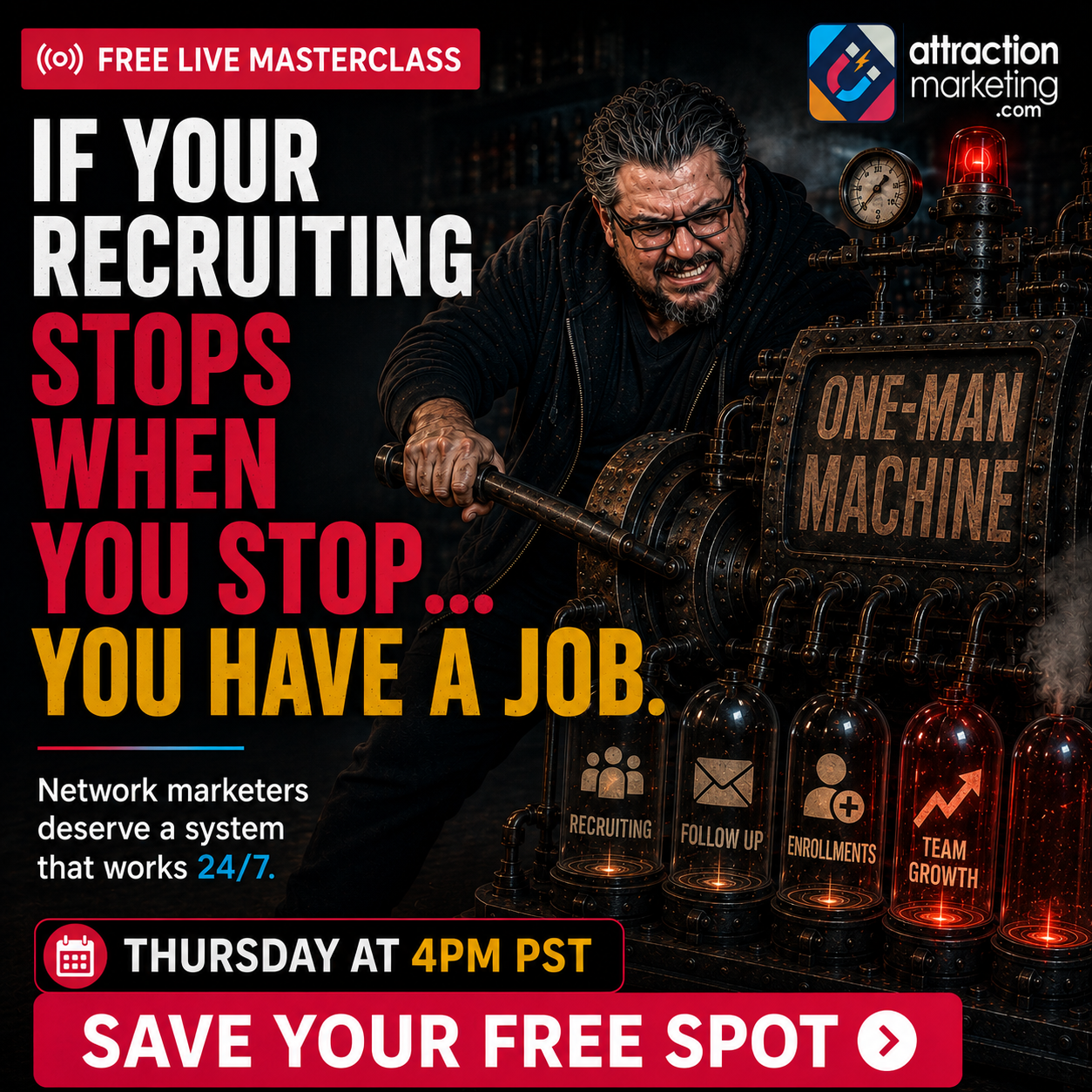 Attraction Marketing Facebook ad
