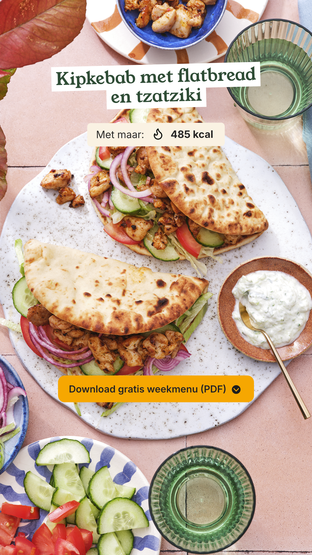 ProjectGezond.nl Facebook ad: GRATIS WEEKMENU!