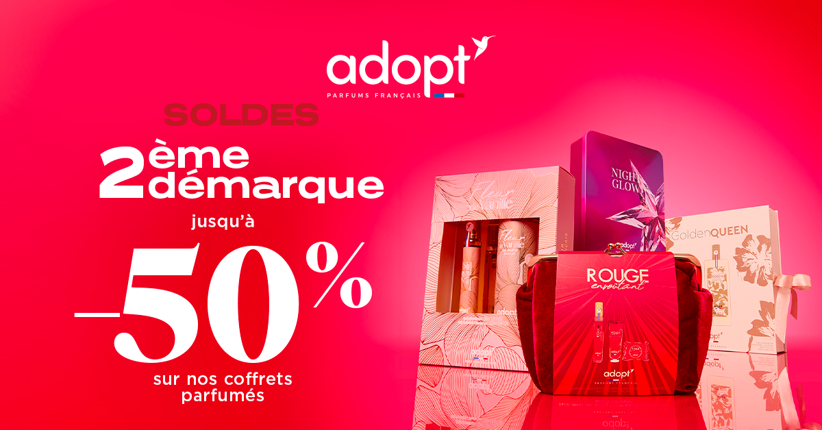 Adoptparfums Facebook ad from Jul 15, 2026