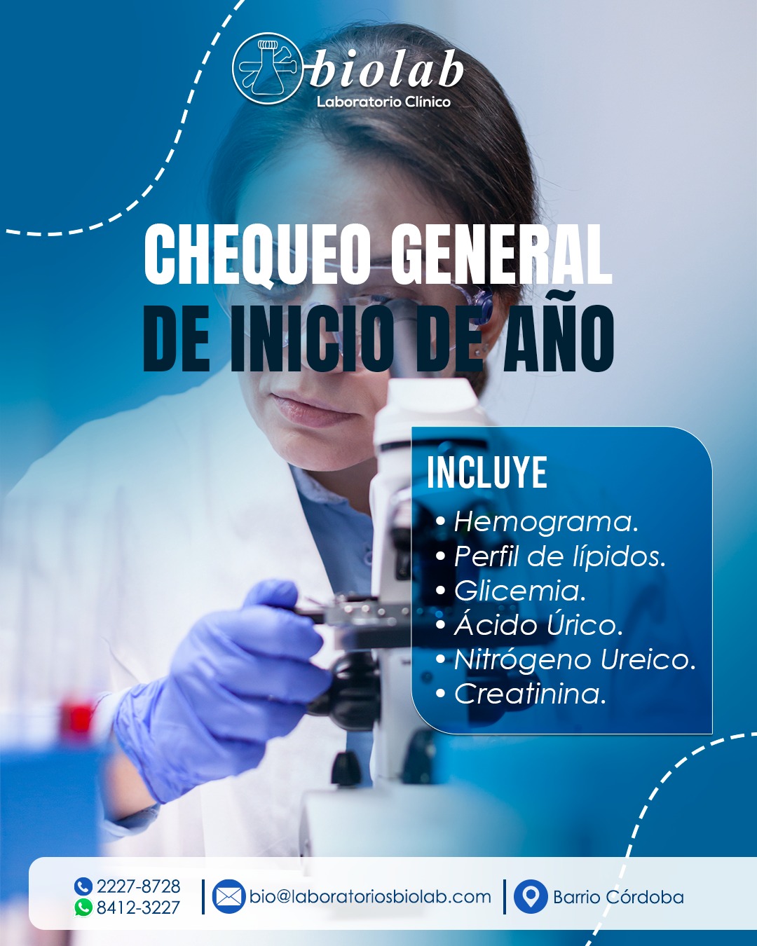 Laboratorio Clínico Biolab Facebook ad