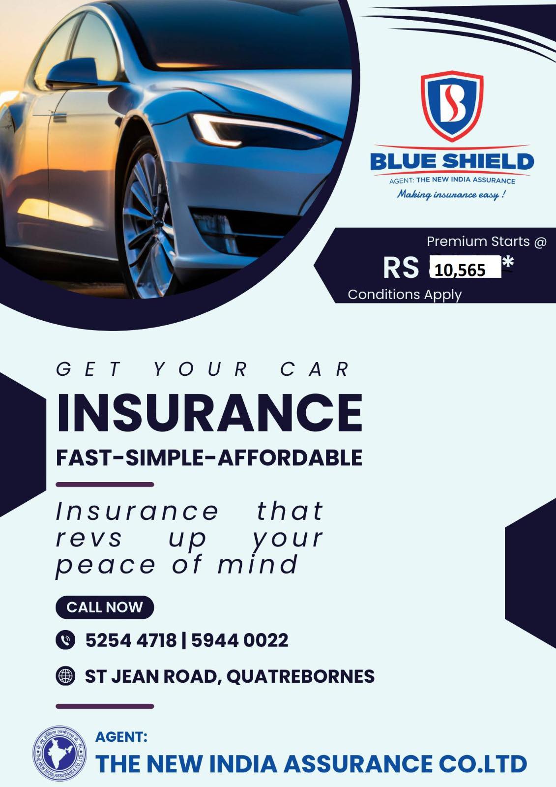 Blueshield Ltd Facebook ad: Your car deserves the BEST protection, and your…