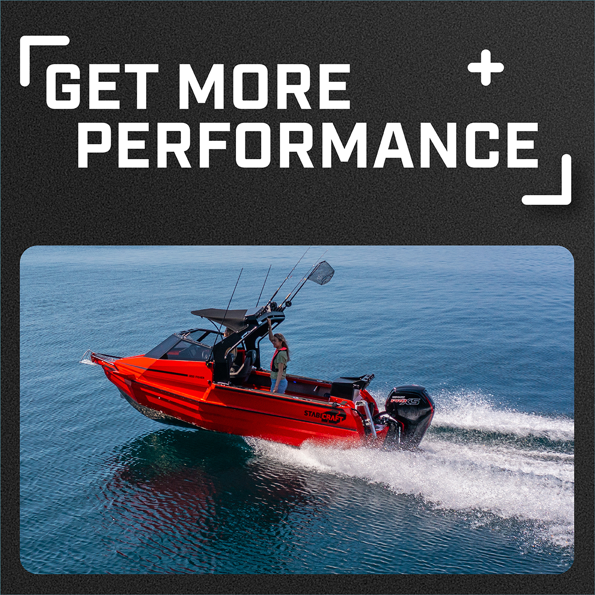 Mercury Marine Australia Facebook ad: Get more performance with Mercury.
