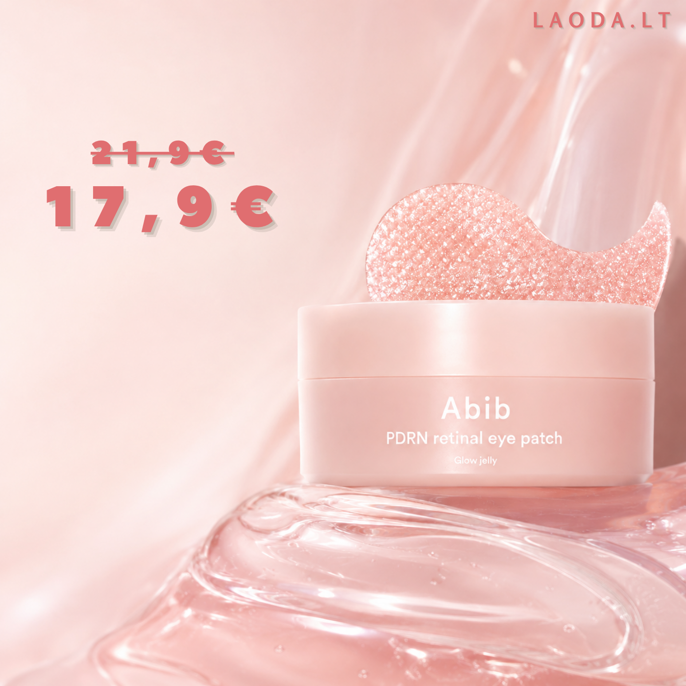 LaOda.lt Facebook ad: Abib PDRN Retinal Eye Patch Jelly, tik 16,90 €