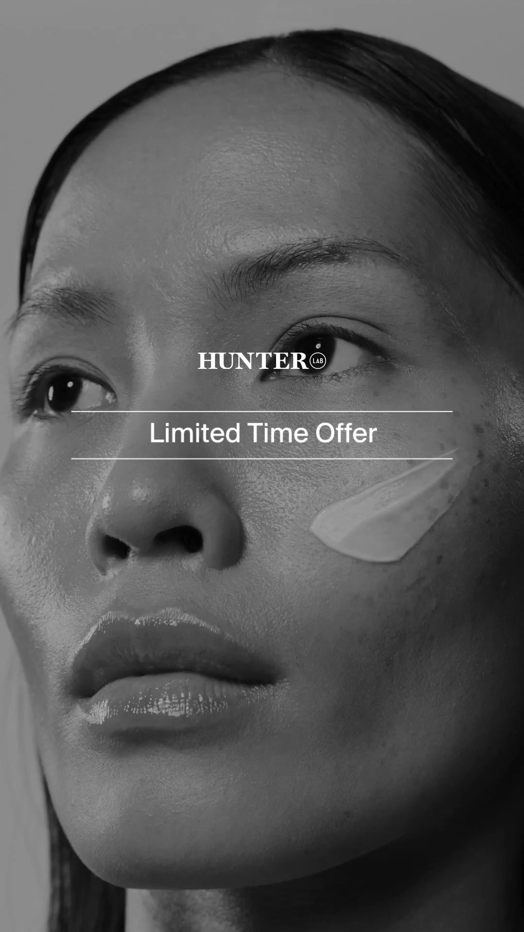 HUNTER LAB Facebook ad: Free Moisture Cream with Daily Face Fuel, valued at $59