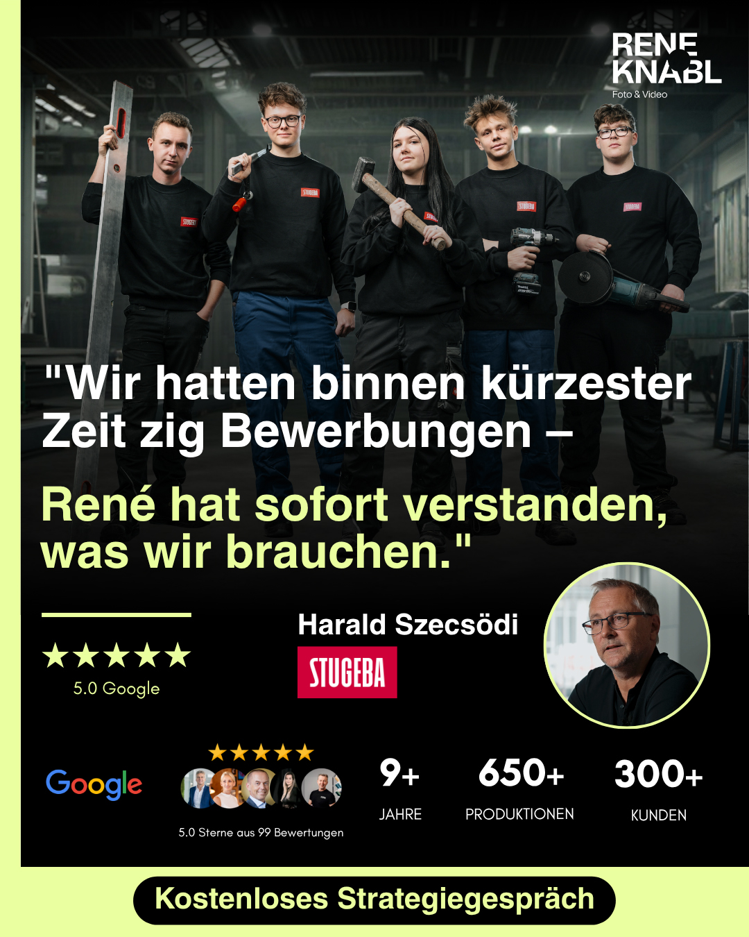 Rene Knabl - Foto & Video Facebook ad: Ein Partner, der dein Handwerk versteht