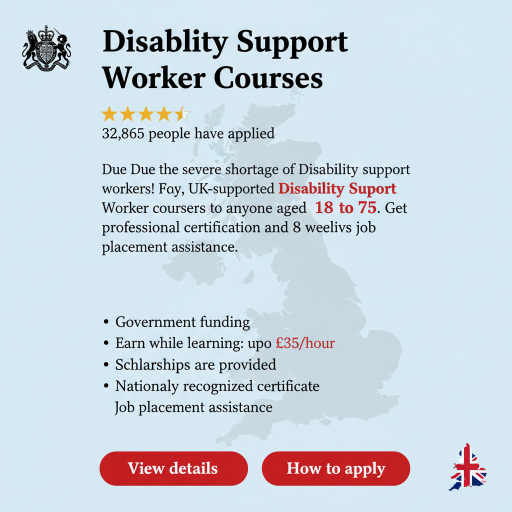 Buchanan McKelvey Maria Facebook ad: Fancy a career that actually matters? Become a Disability…